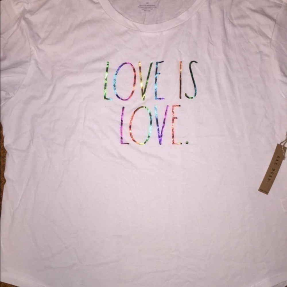 Rae Dunn LOVE IS‎ LOVE Shirt